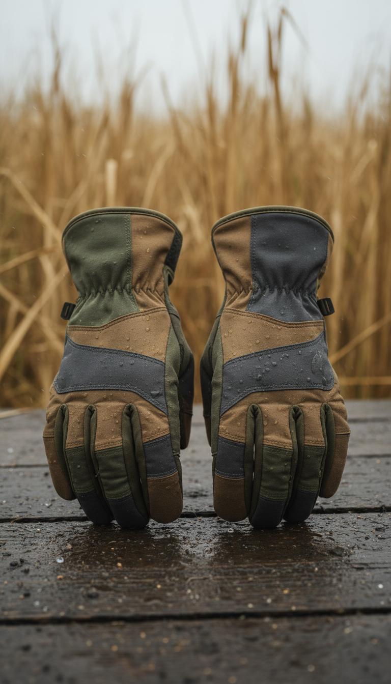 Utility Waterfowl Hunting Gloves with Grip Palm
